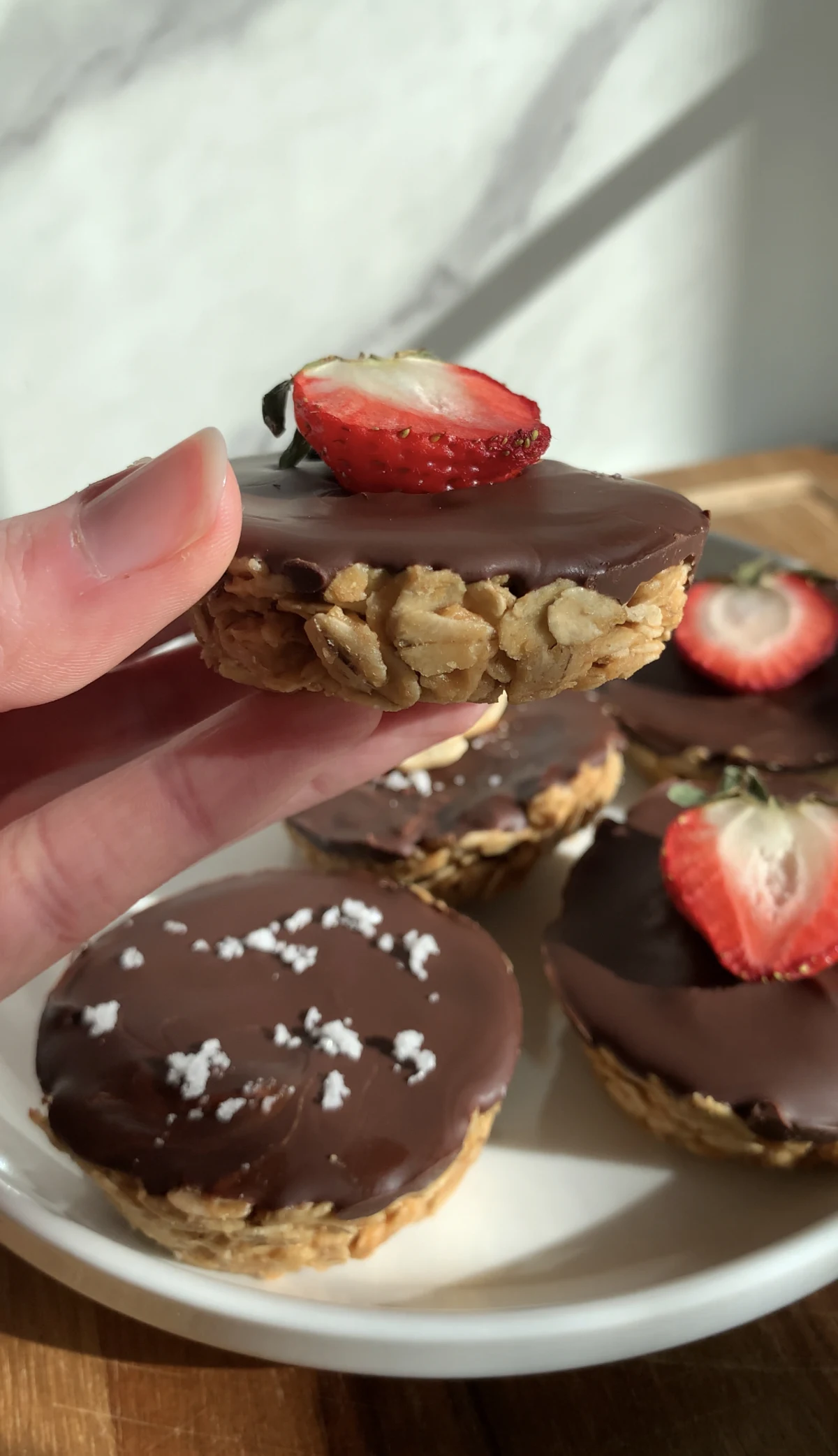 Peanut Butter & Jelly Oat Cups