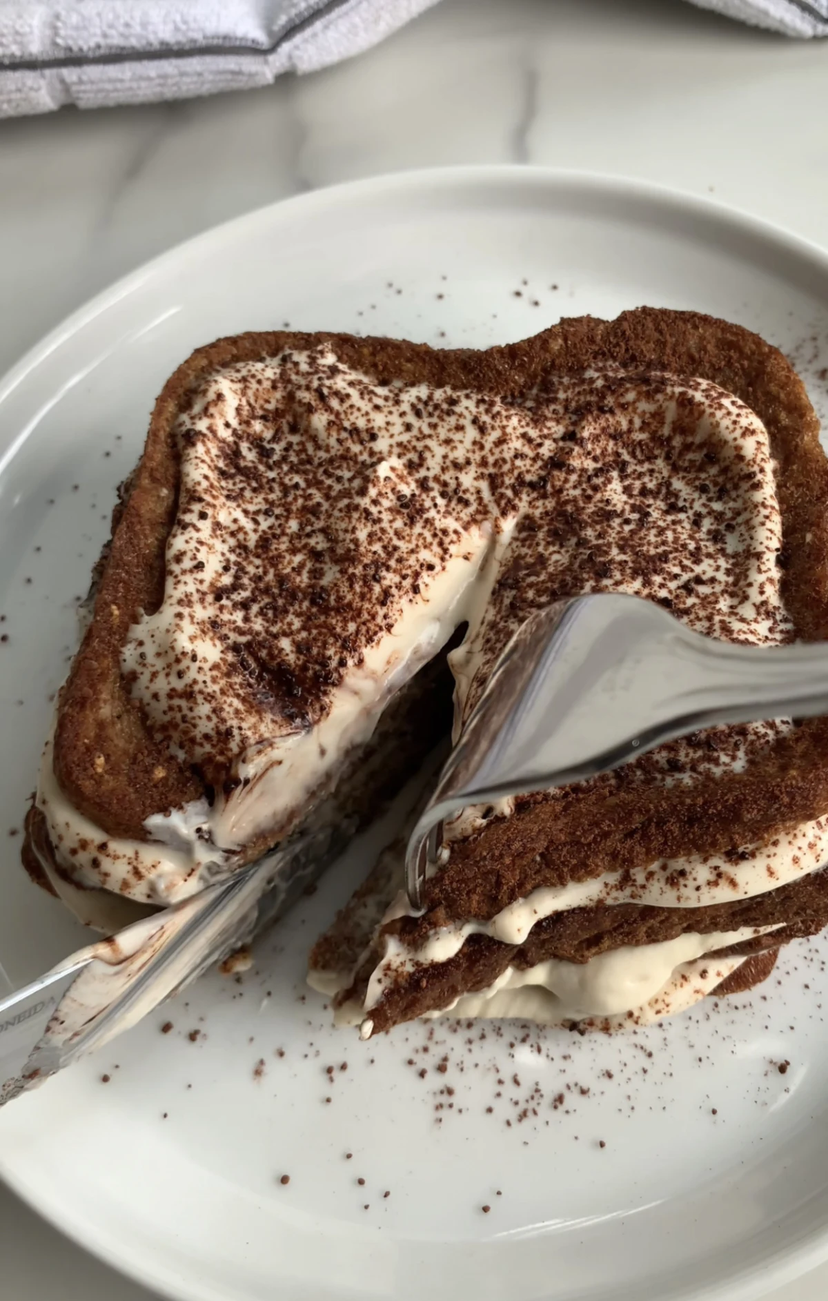 Tiramisu French Toast (Vegan)