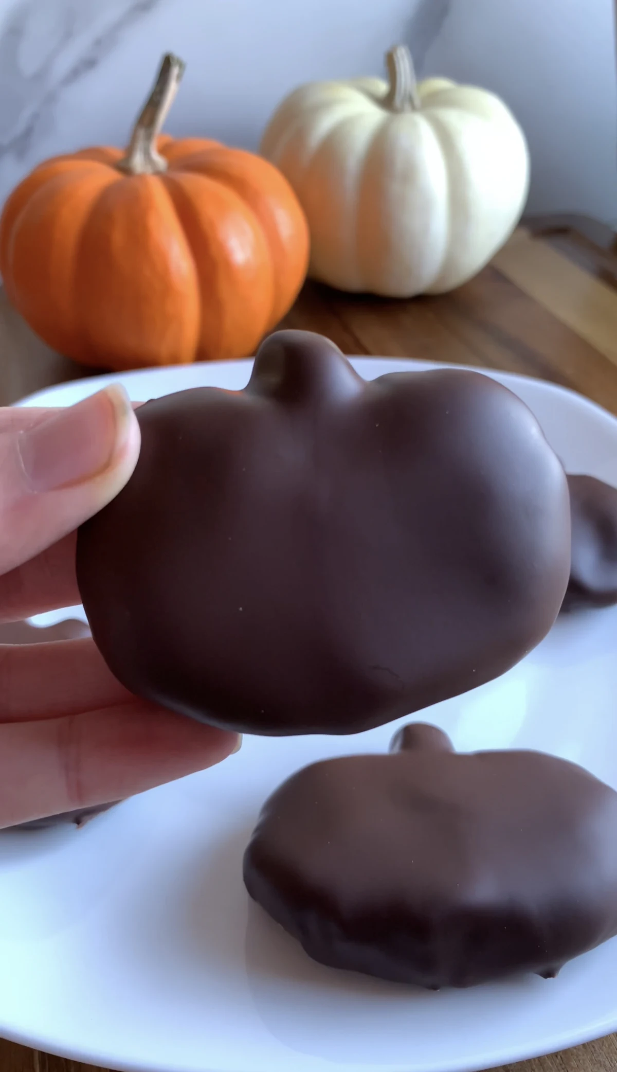 Homemade Reese's Peanut Butter Pumpkins (High-Protein)