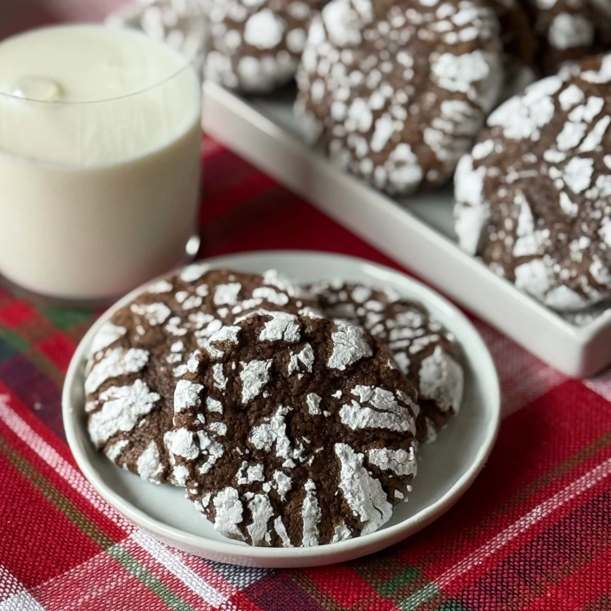 Chocolate Crinkle Cookies