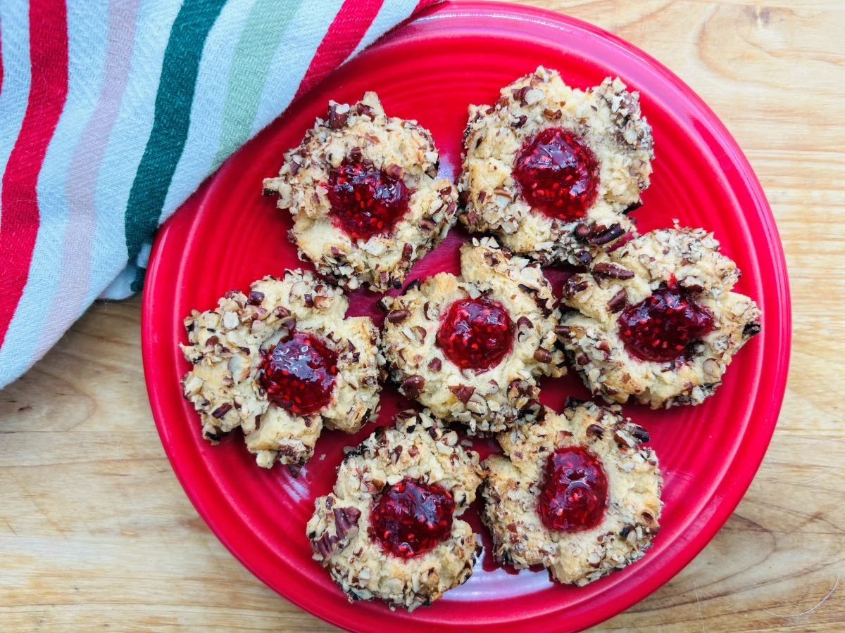 Jam Thumbprint Cookies
