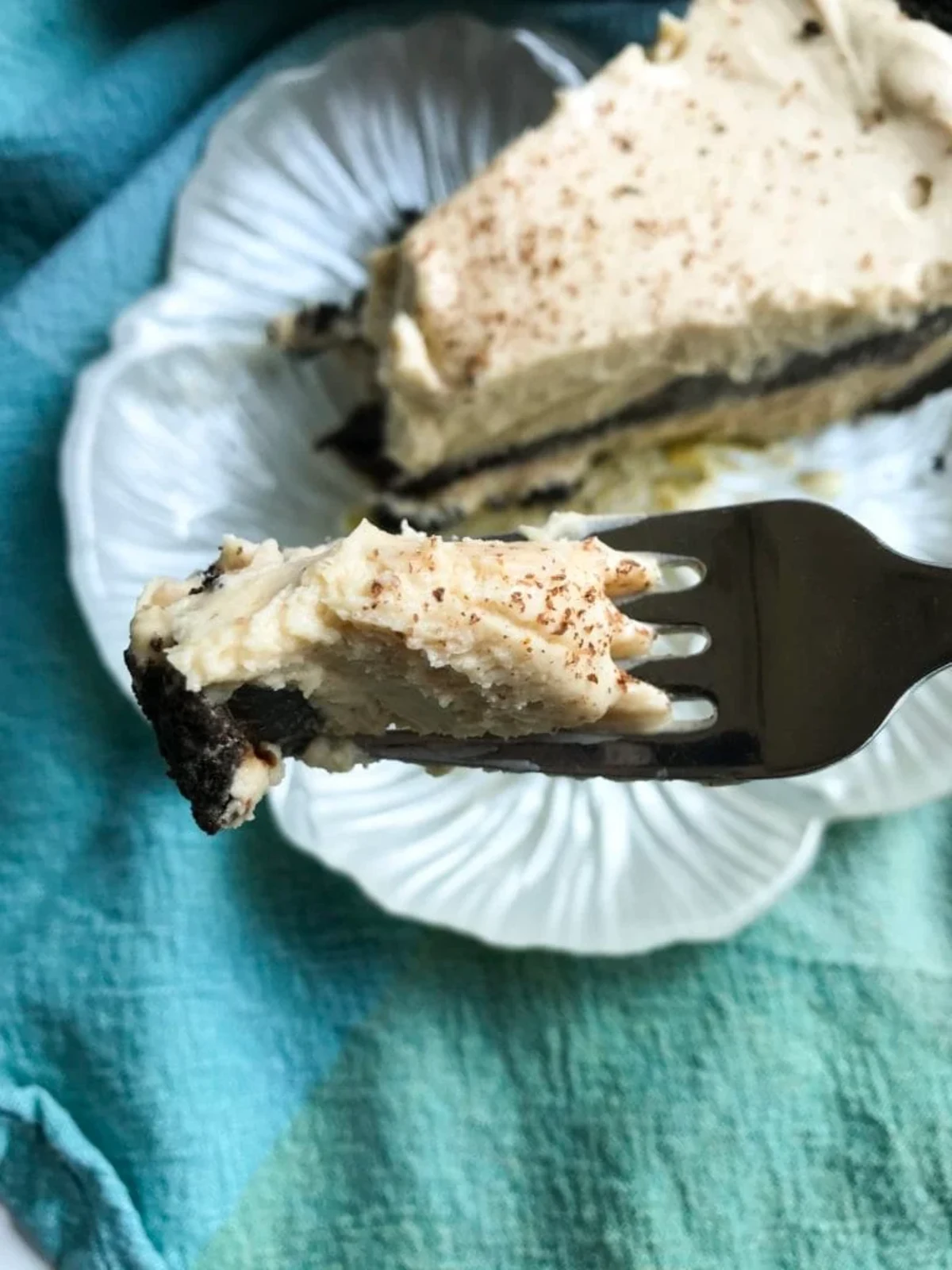 Peanut Butter Fudge Cheesecake Pie