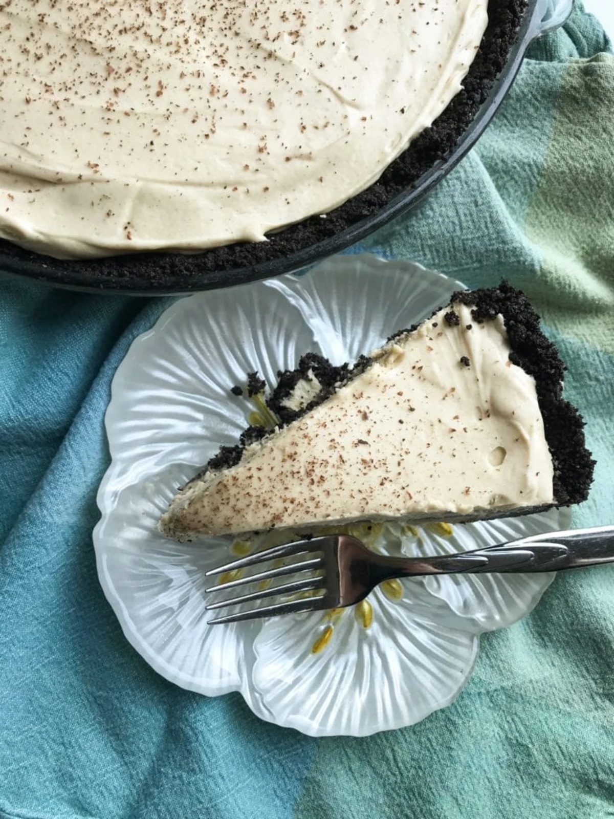 Peanut Butter Fudge Cheesecake Pie