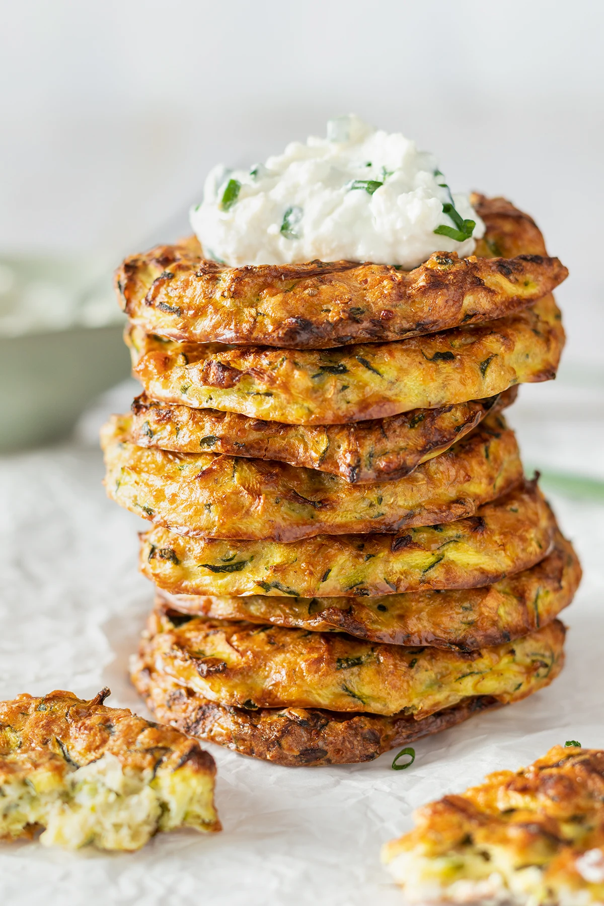 Baked Zucchini Fritters