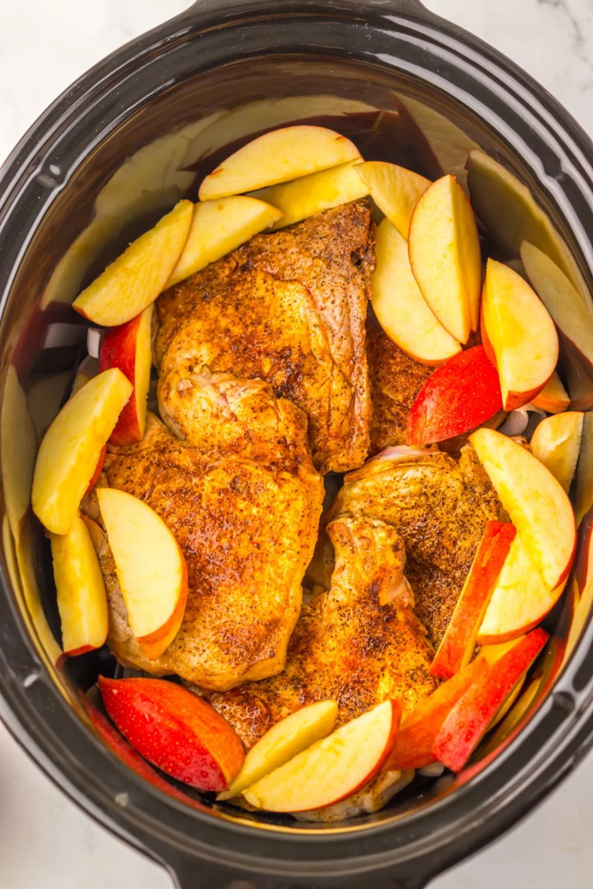 Slow Cooker Apple Butter Pork Chops