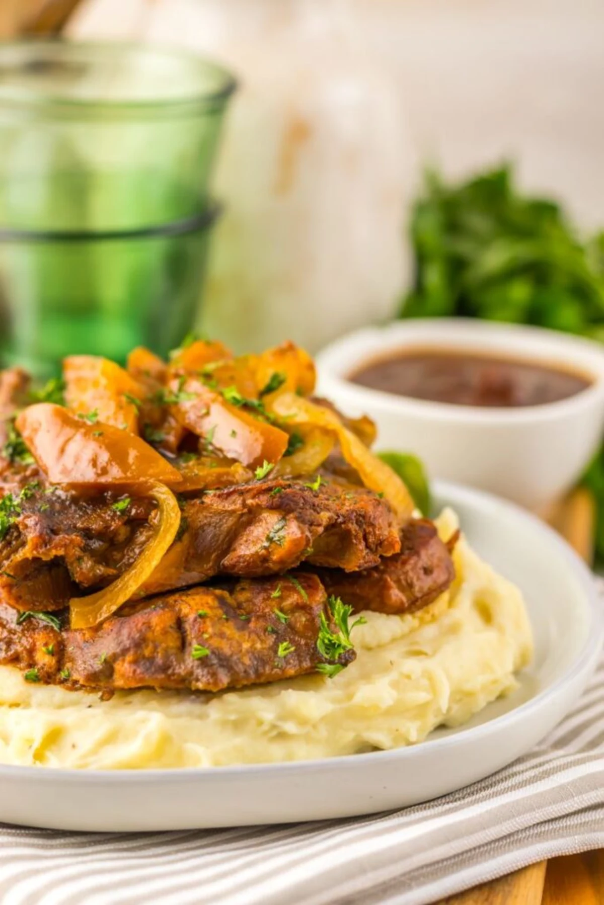 Slow Cooker Apple Butter Pork Chops