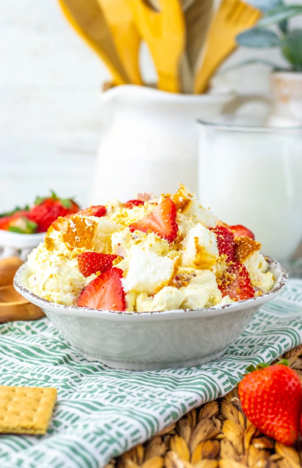 Strawberry Shortcake Fluff Salad