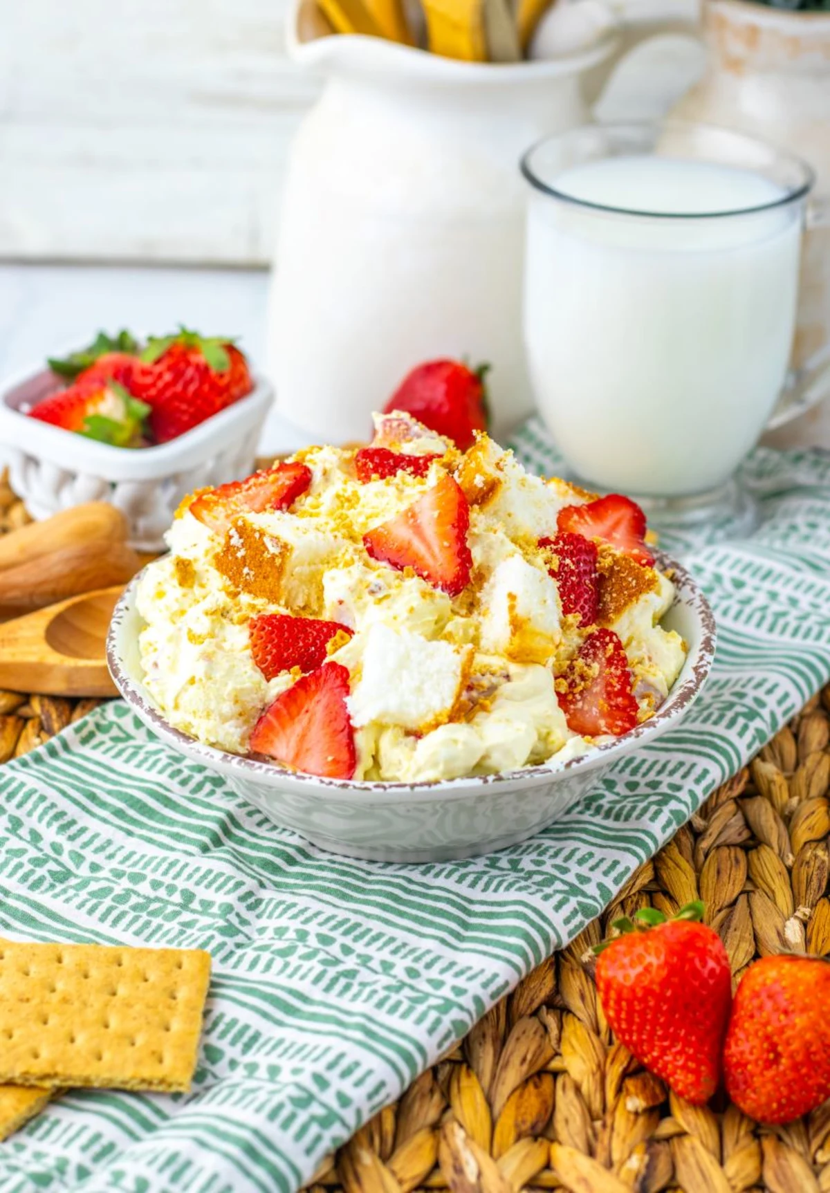 Strawberry Shortcake Fluff Salad