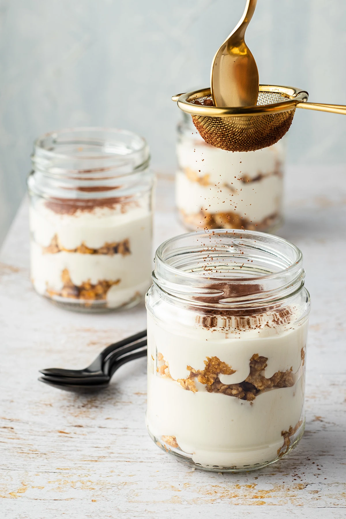 Fitness Tiramisu in a Glass