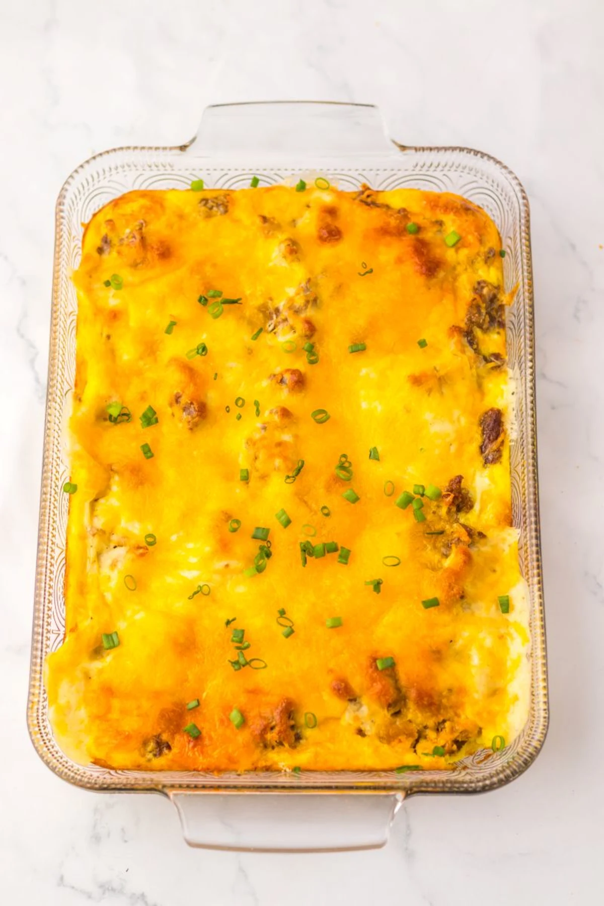 Sausage Biscuits and Gravy Casserole