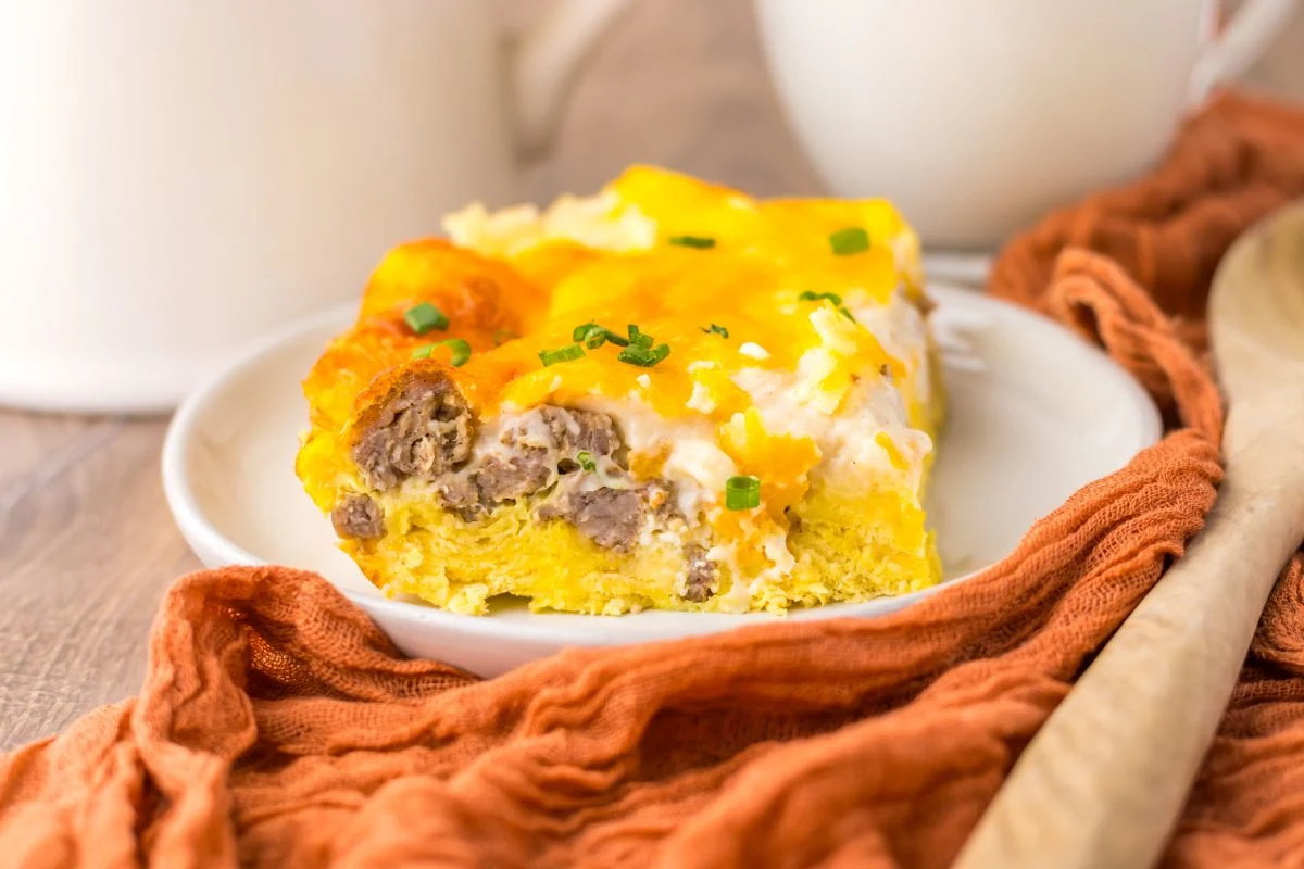 Sausage Biscuits and Gravy Casserole