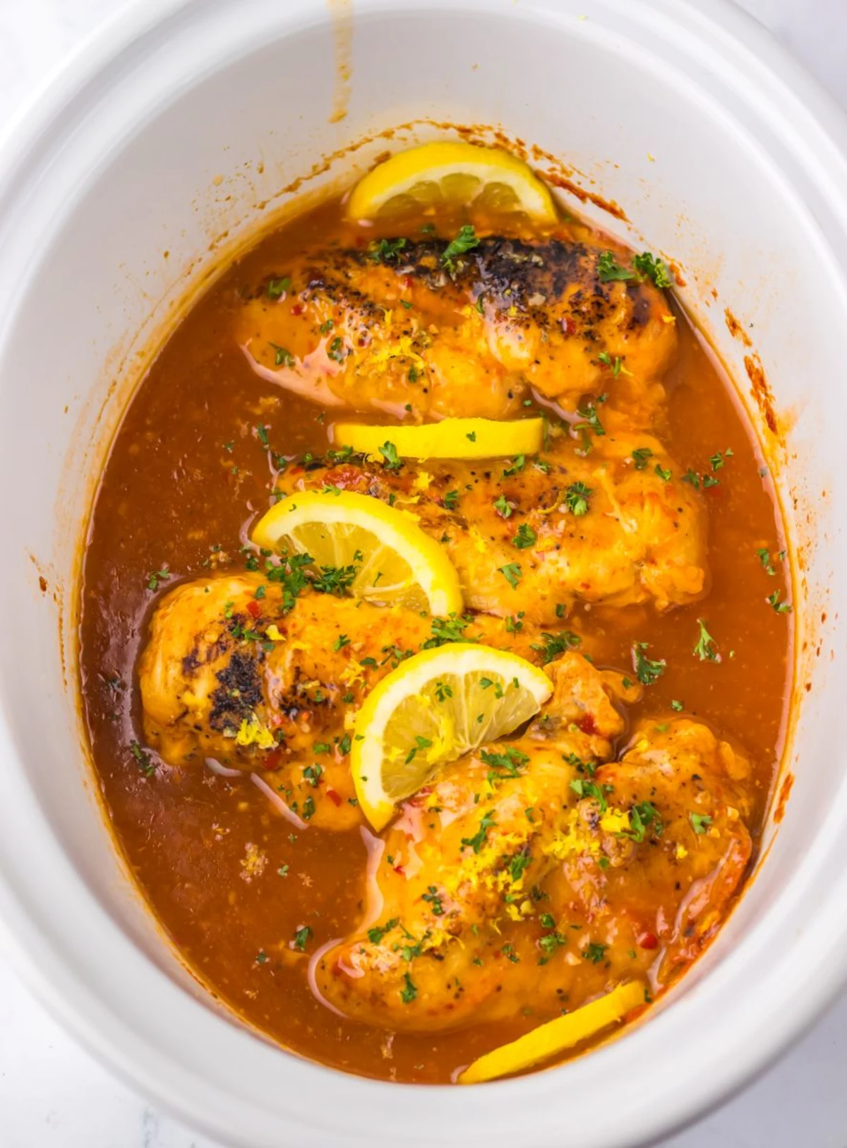 Slow Cooker Lemonade Chicken