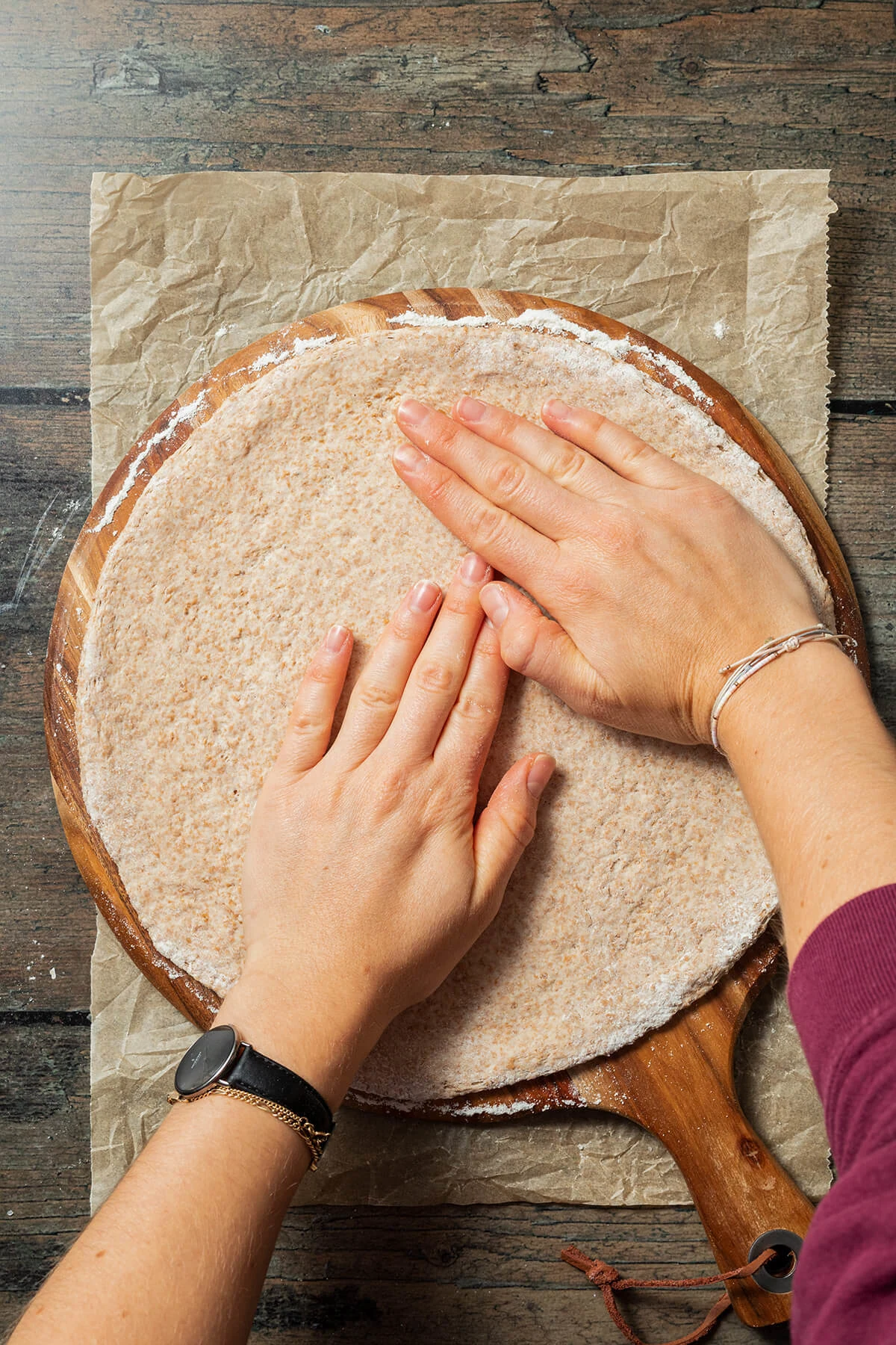 Healthy Whole Wheat Pizza Dough