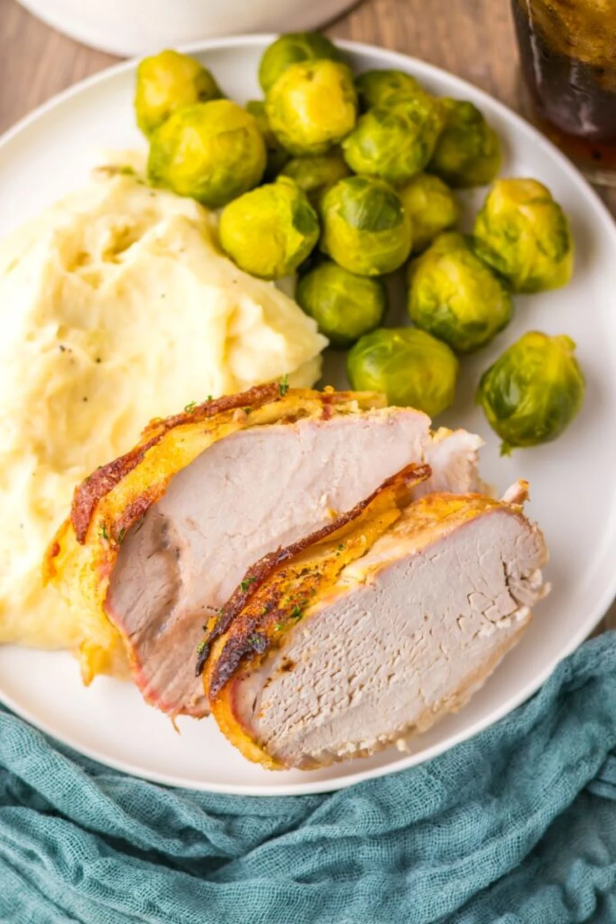 Slow Cooker Bacon Wrapped Pork Loin
