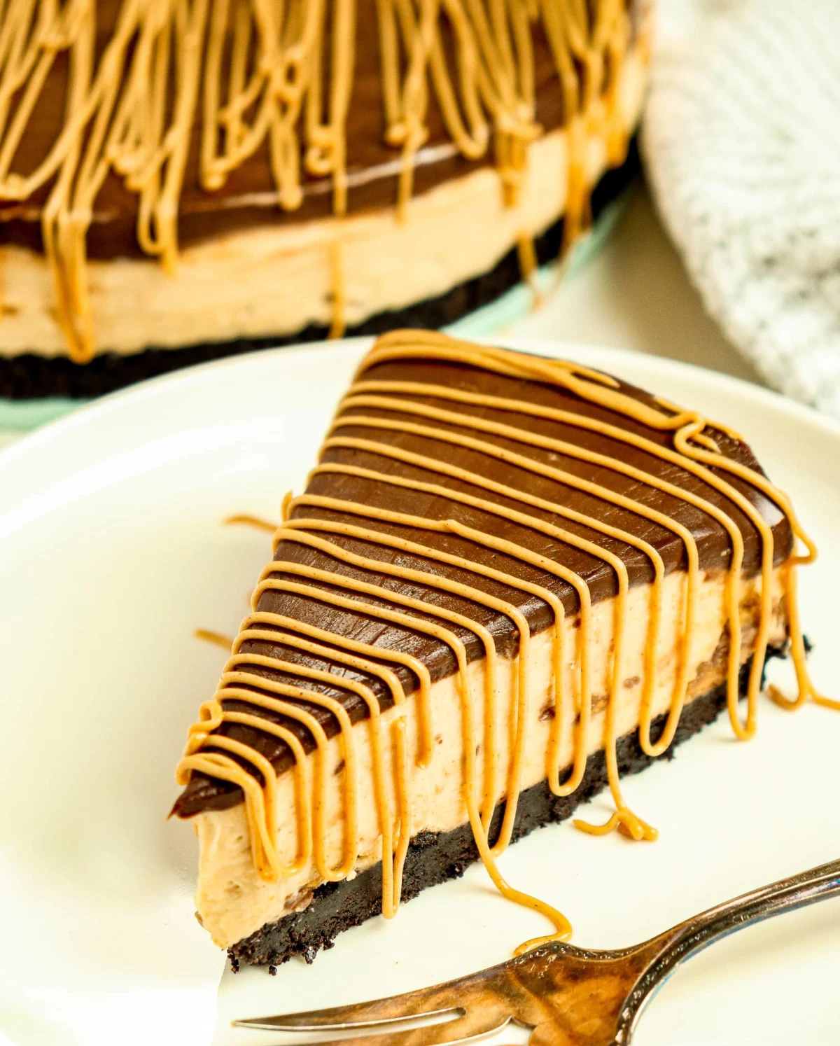 Chocolate Peanut Butter Cheesecake