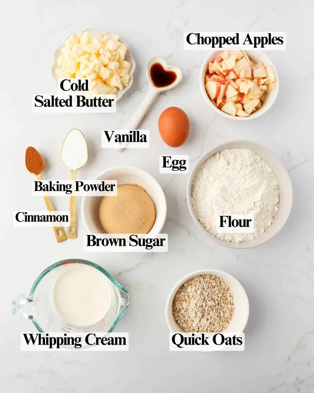 Apple Cinnamon Oatmeal Scones