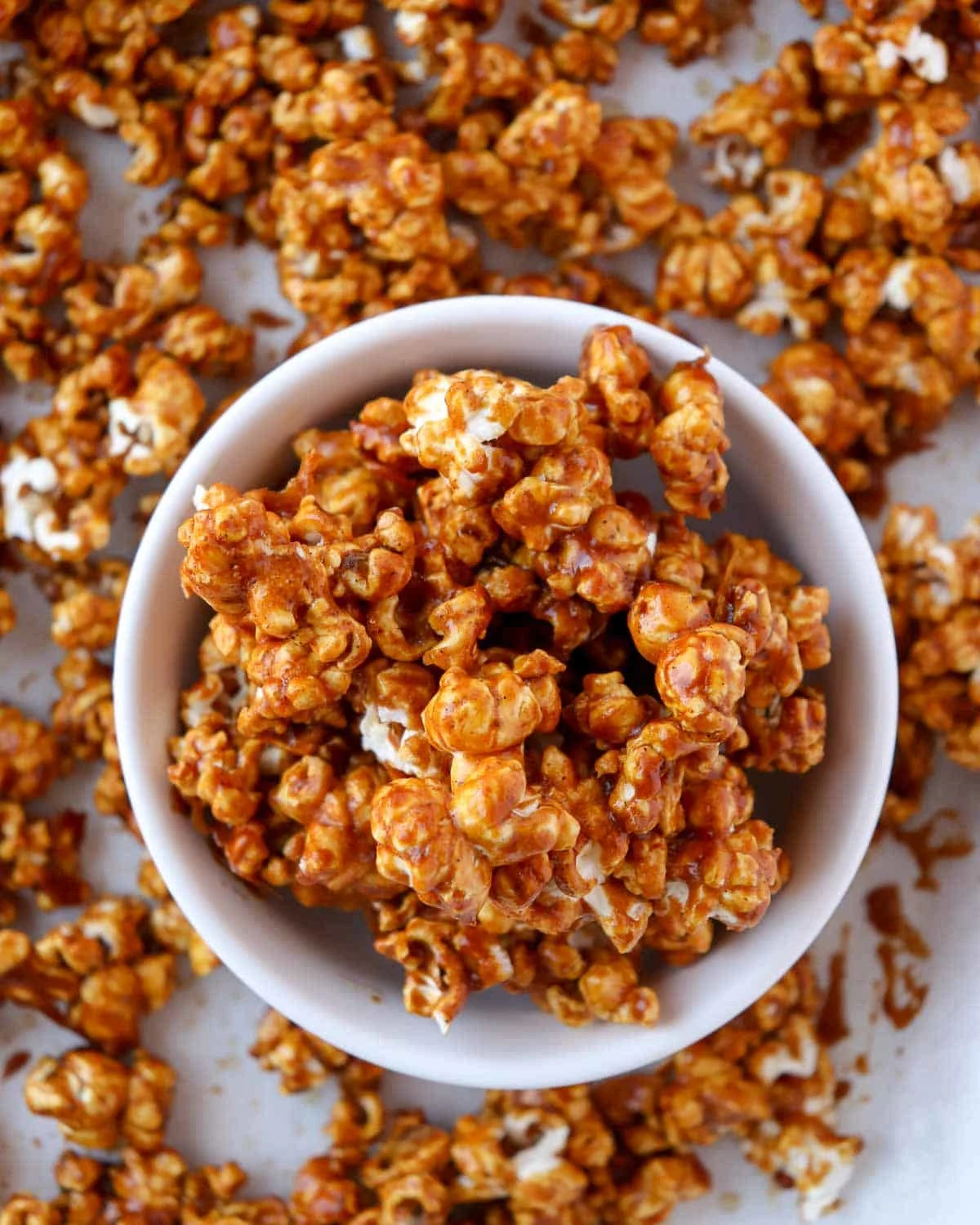 Pumpkin Spice Caramel Popcorn