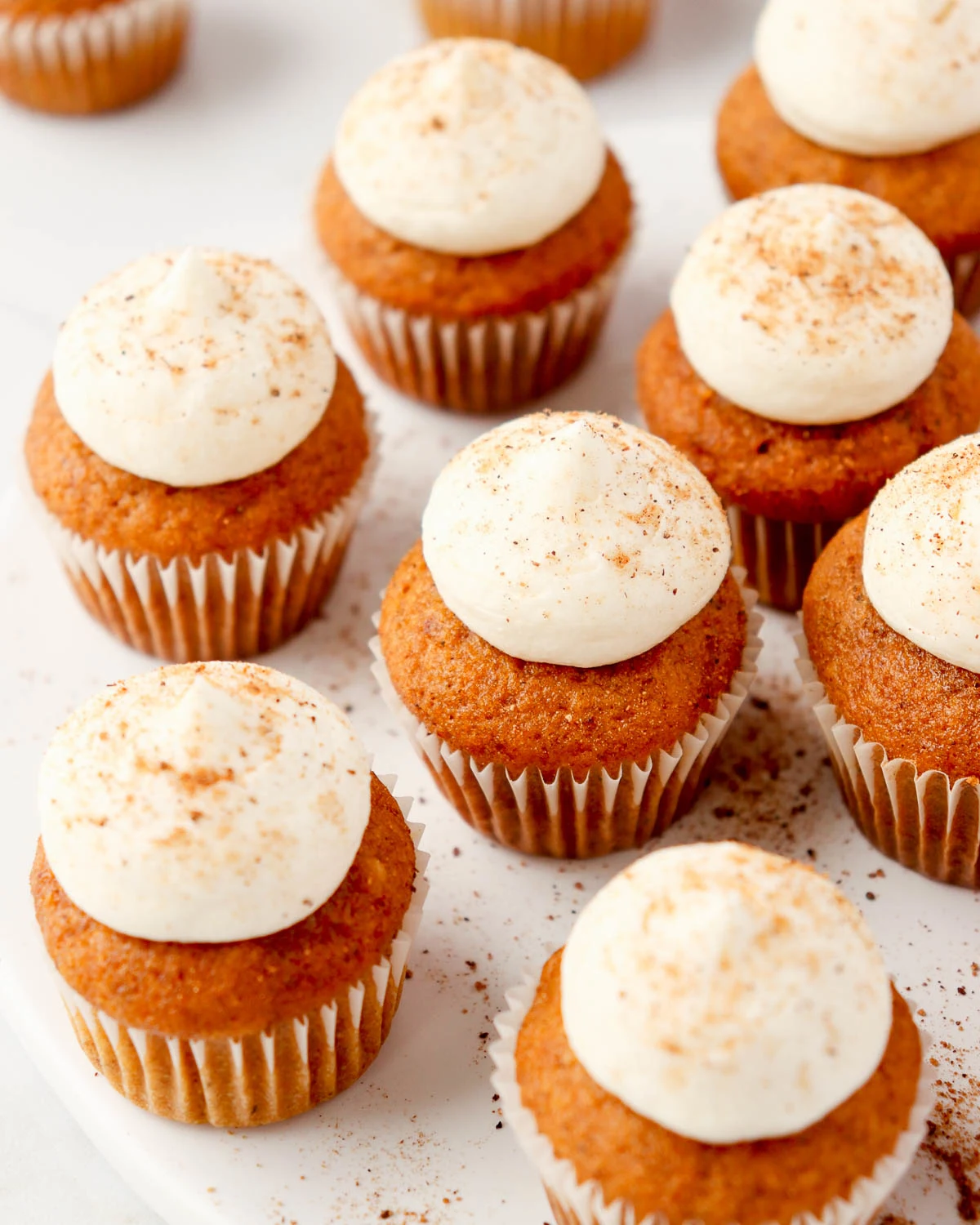 Mini Pumpkin Cupcakes