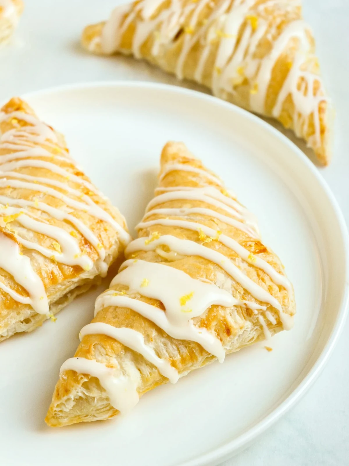 Lemon Cream Cheese Turnovers