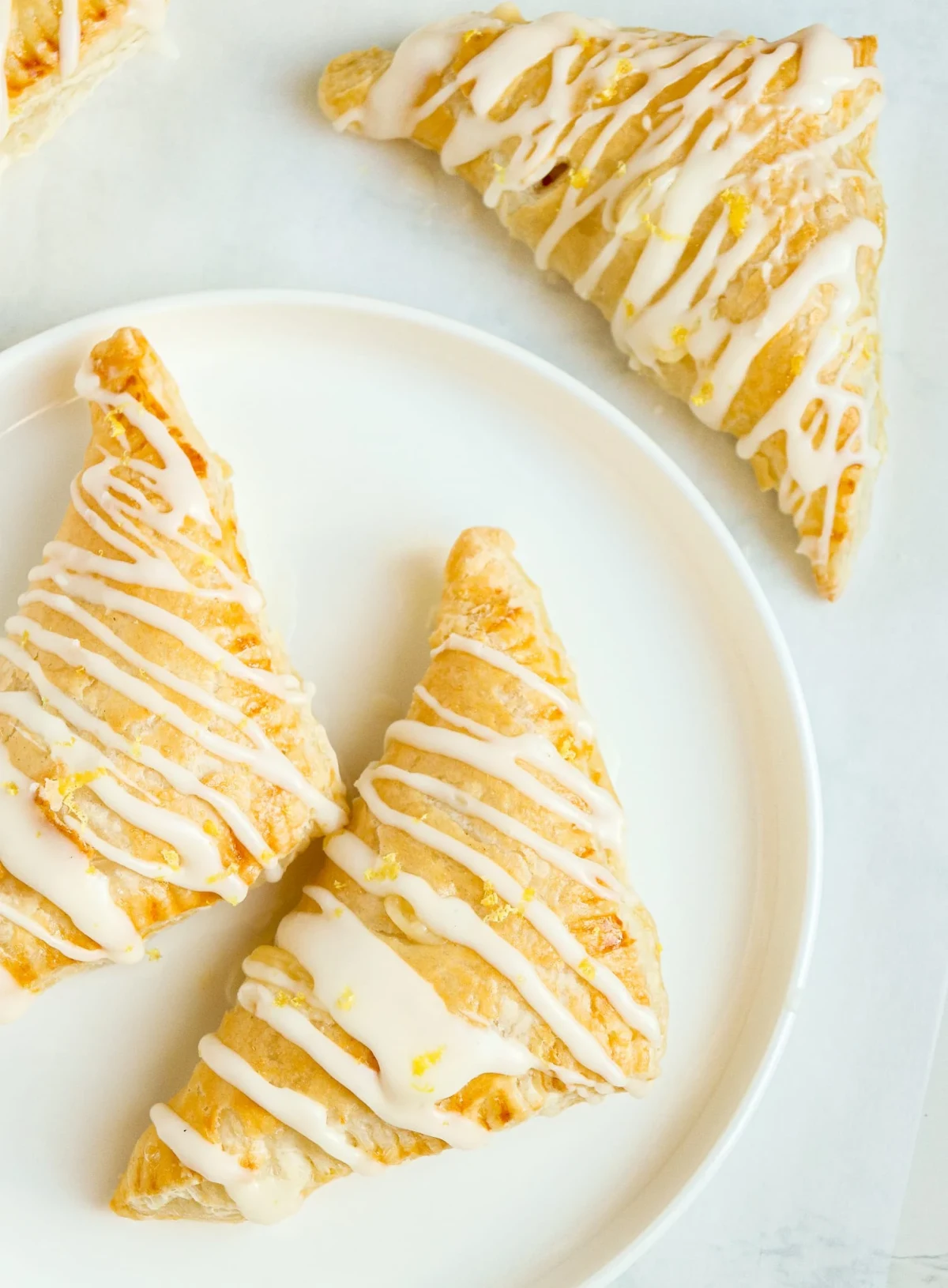 Lemon Cream Cheese Turnovers