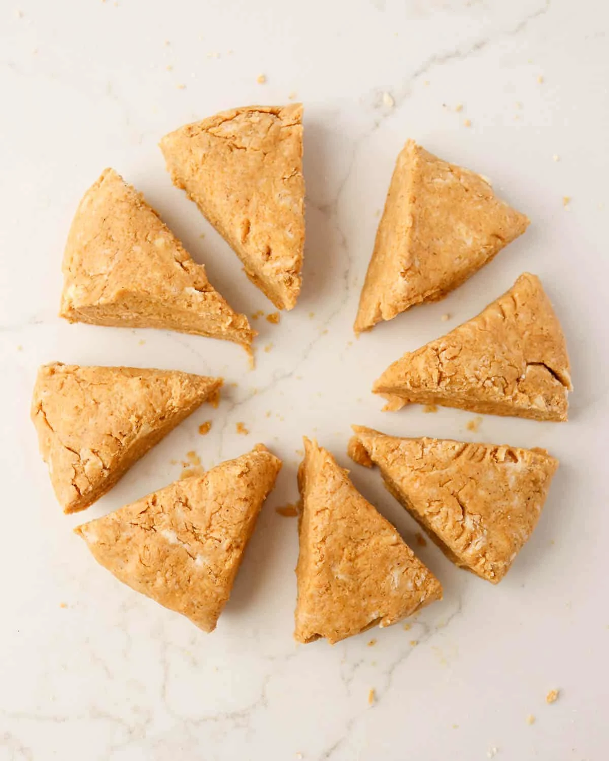 Gingerbread Scones with Maple Glaze