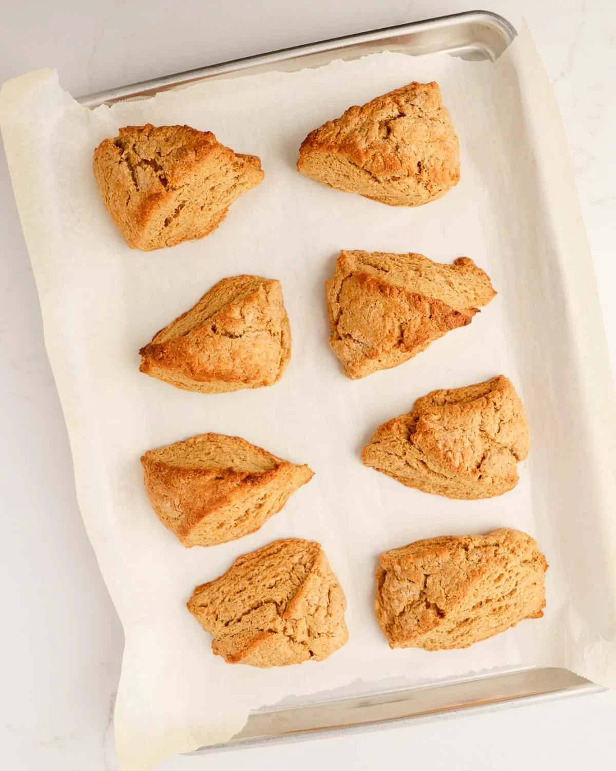 Gingerbread Scones with Maple Glaze
