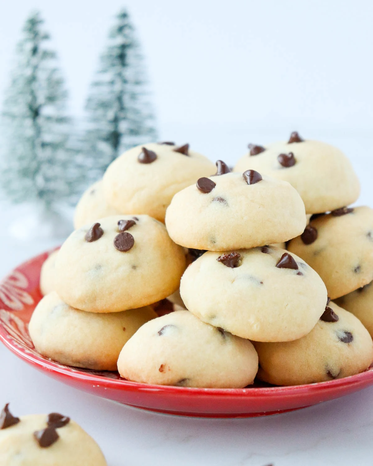 Chocolate Chip Shortbread Cookies