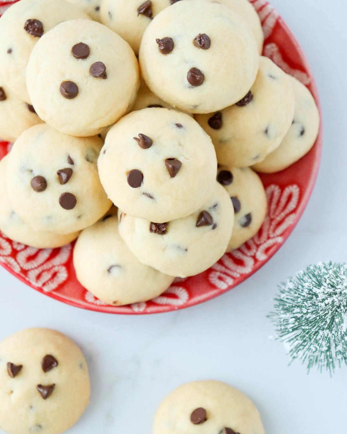 Chocolate Chip Shortbread Cookies