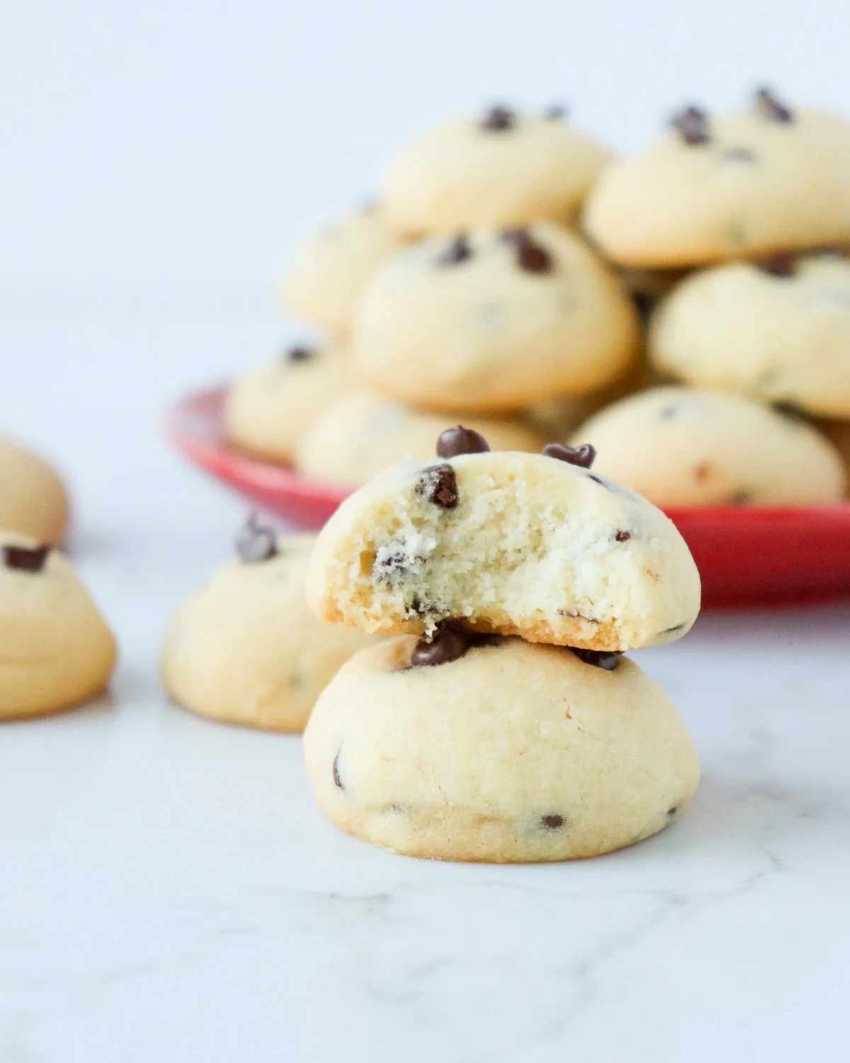 Chocolate Chip Shortbread Cookies