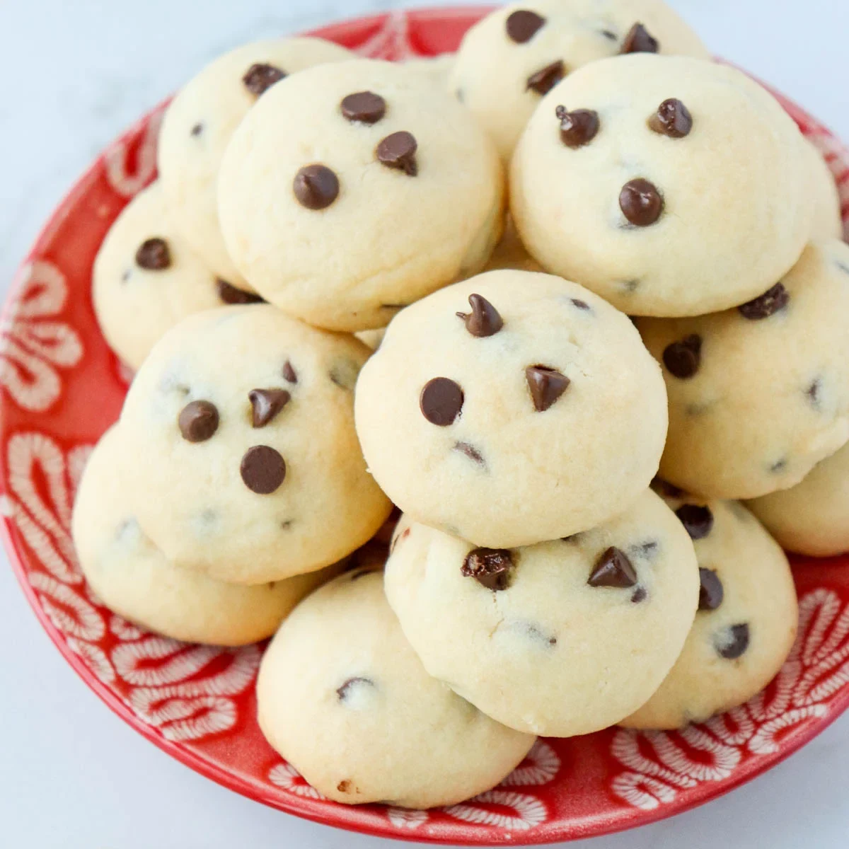 Chocolate Chip Shortbread Cookies