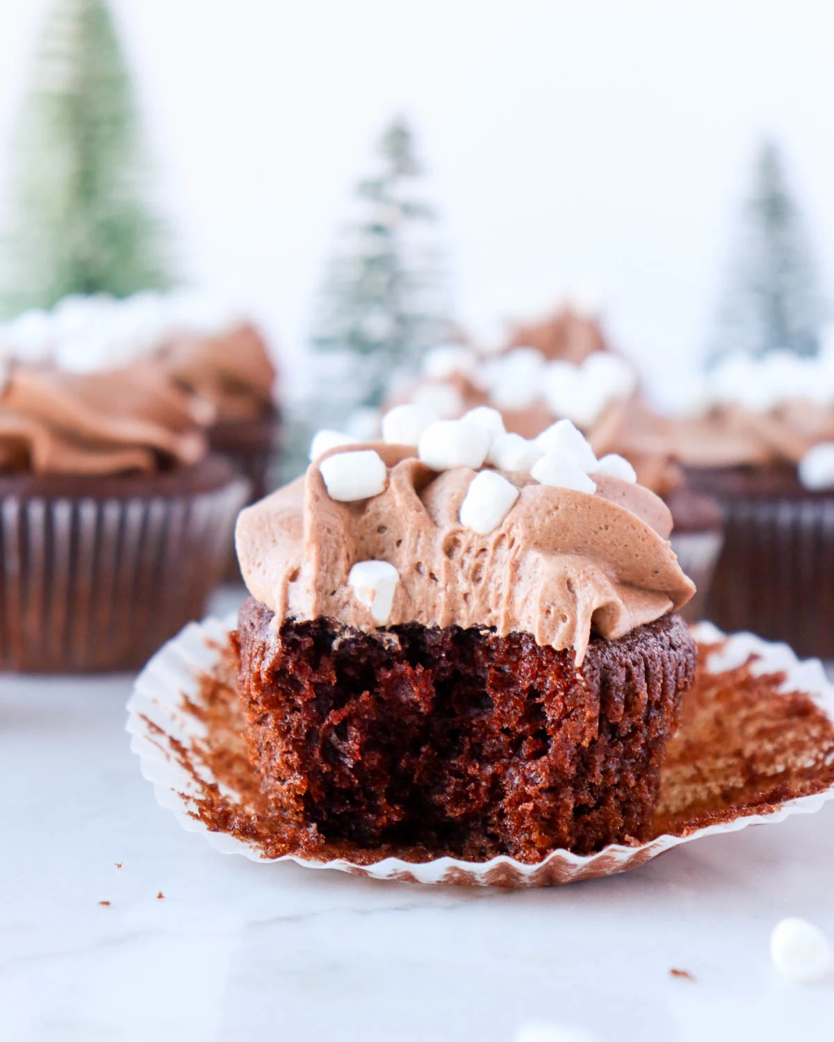 Hot Chocolate Cupcakes