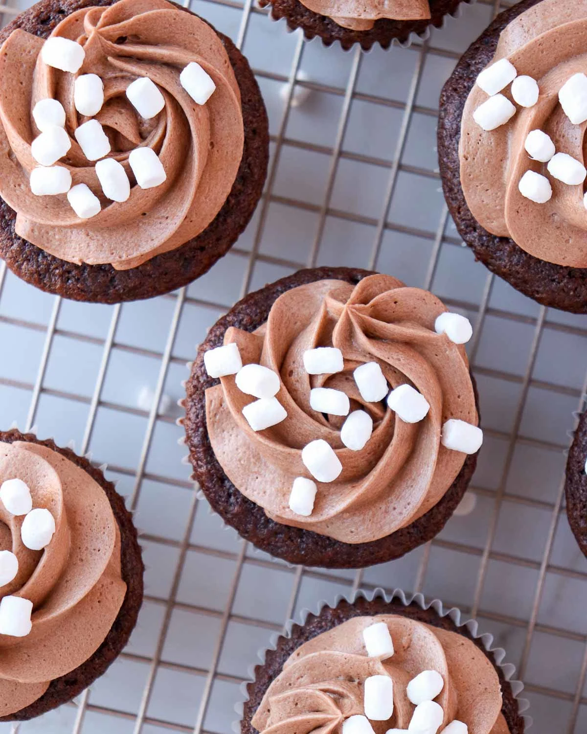 Hot Chocolate Cupcakes