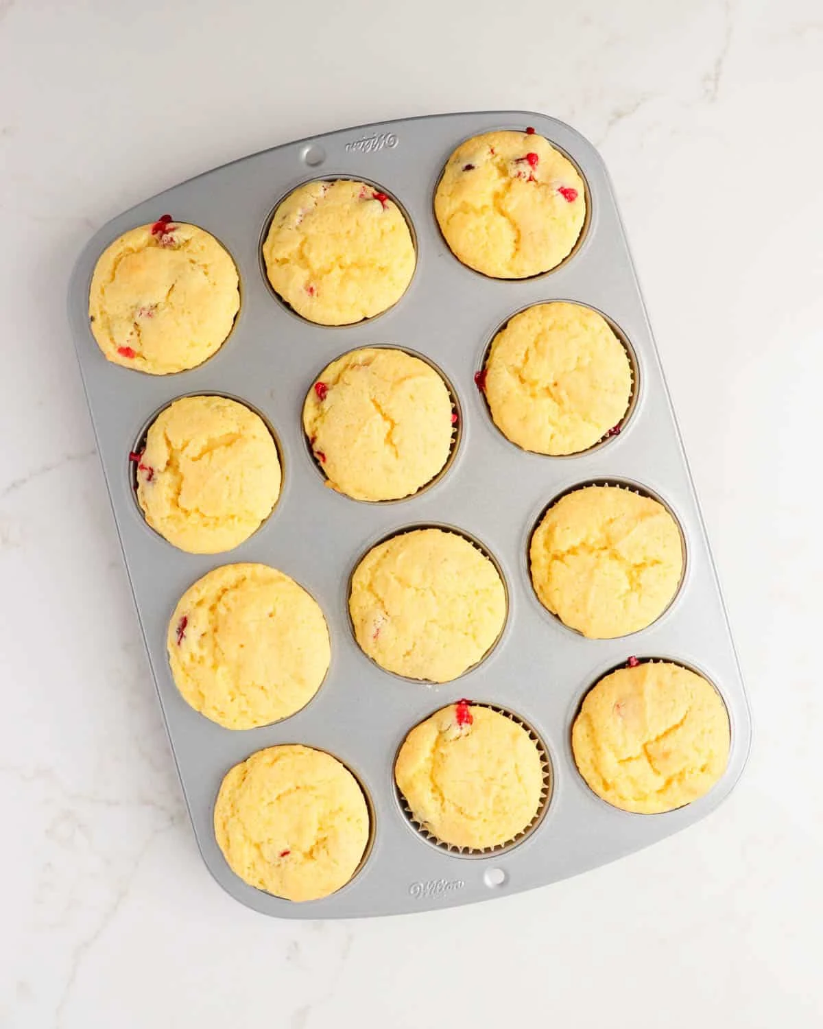 Lemon Cranberry Muffins