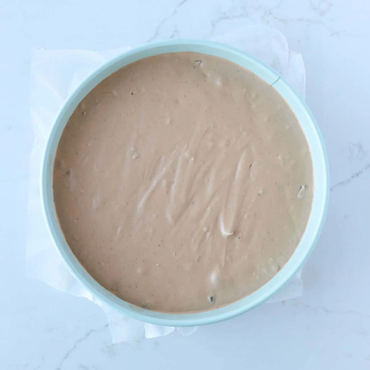 Andes Chocolate Mint Cheesecake (no-bake)