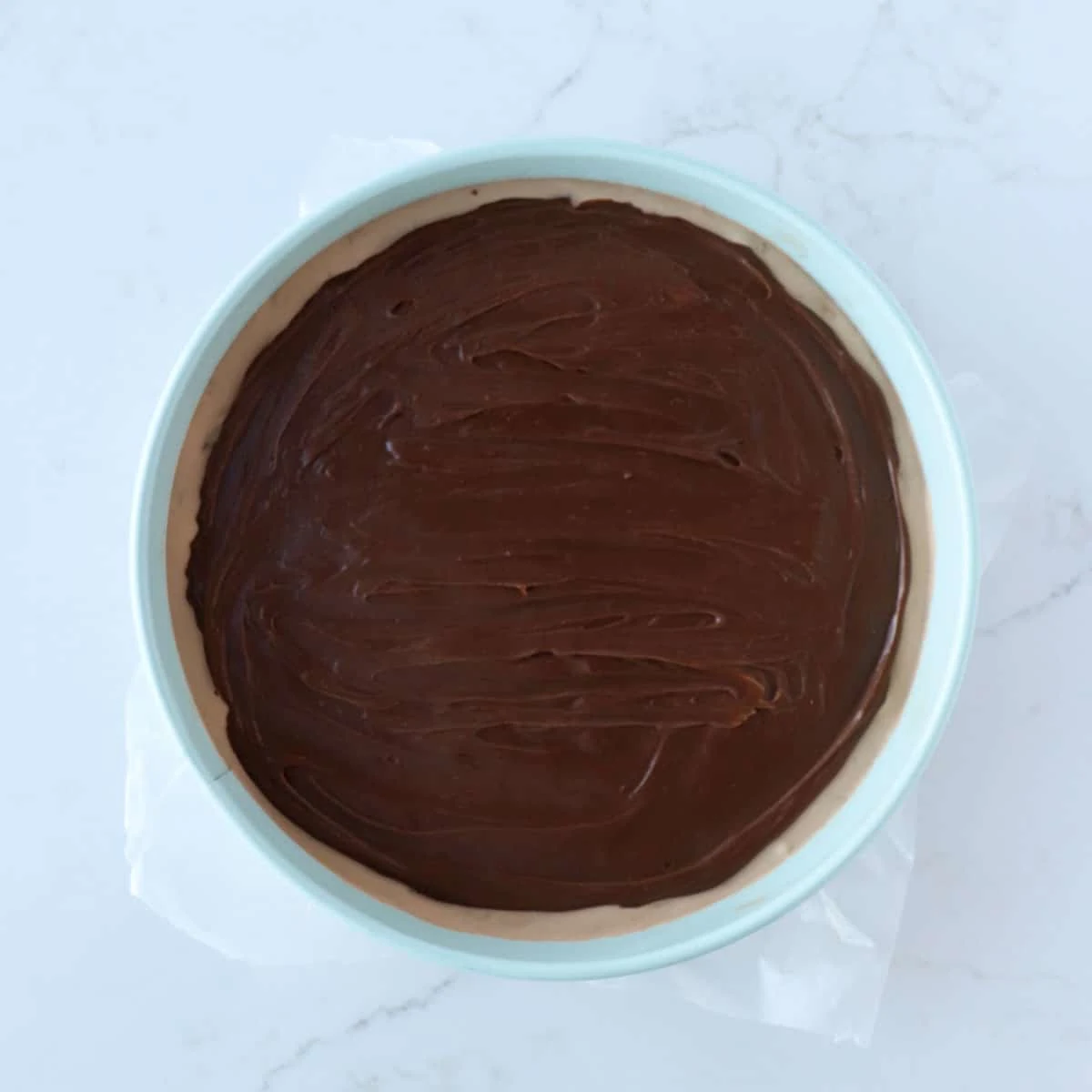 Andes Chocolate Mint Cheesecake (no-bake)