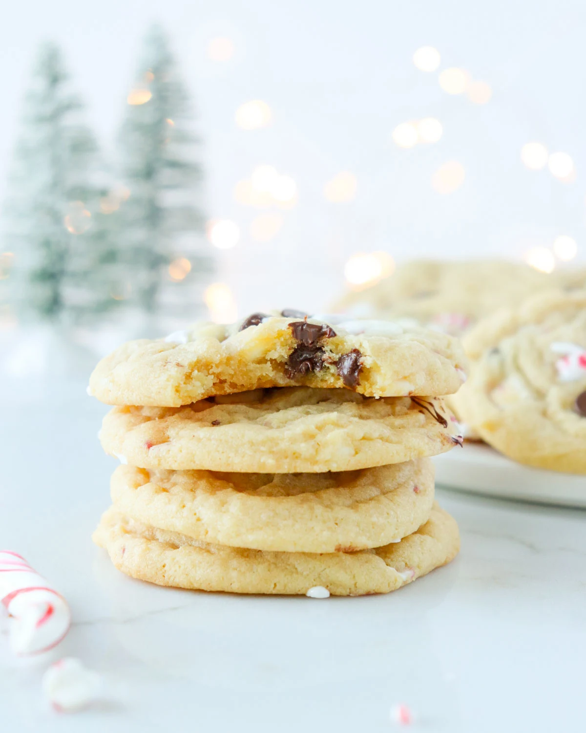 Peppermint Chocolate Chip Cookies