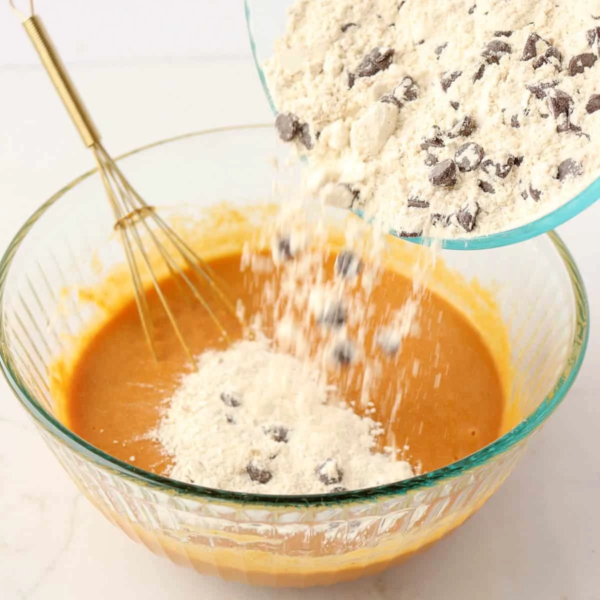 Easy Chocolate Chip Pumpkin Muffins