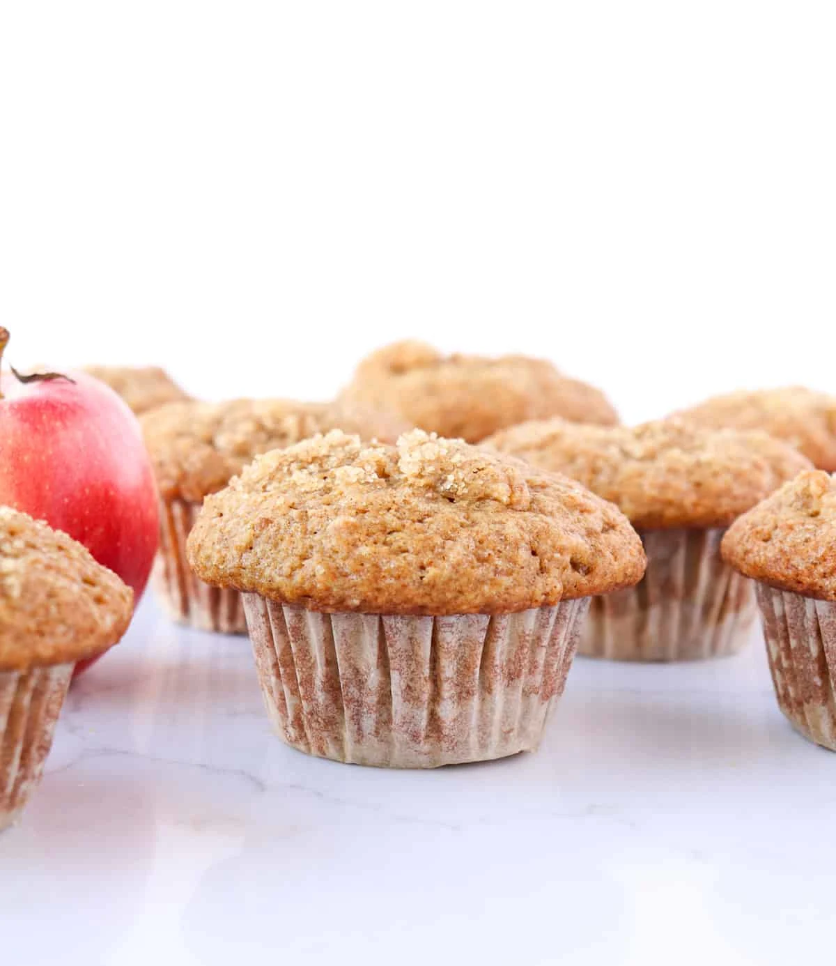 Easy Apple Spice Muffins (with applesauce)