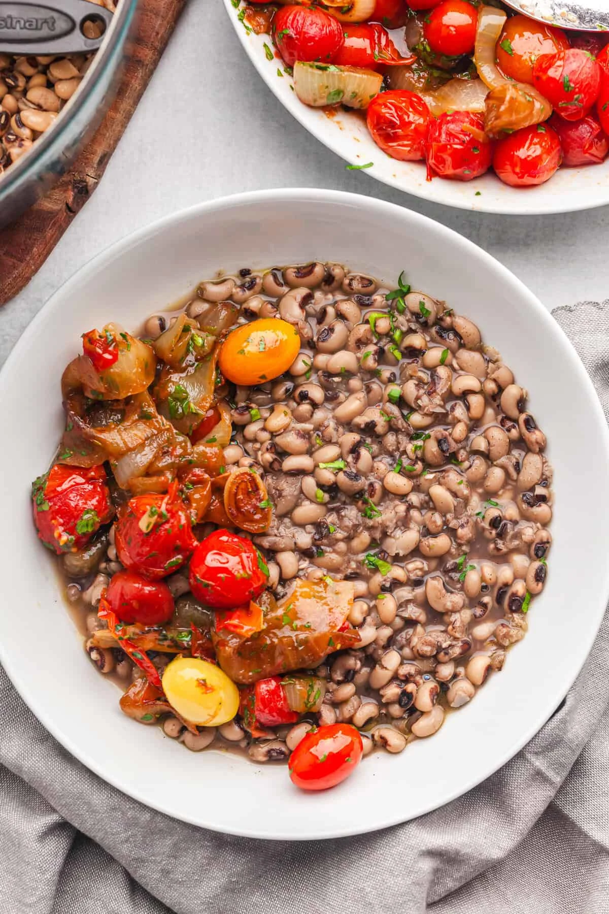 Brothy Black Eyed Peas Recipe