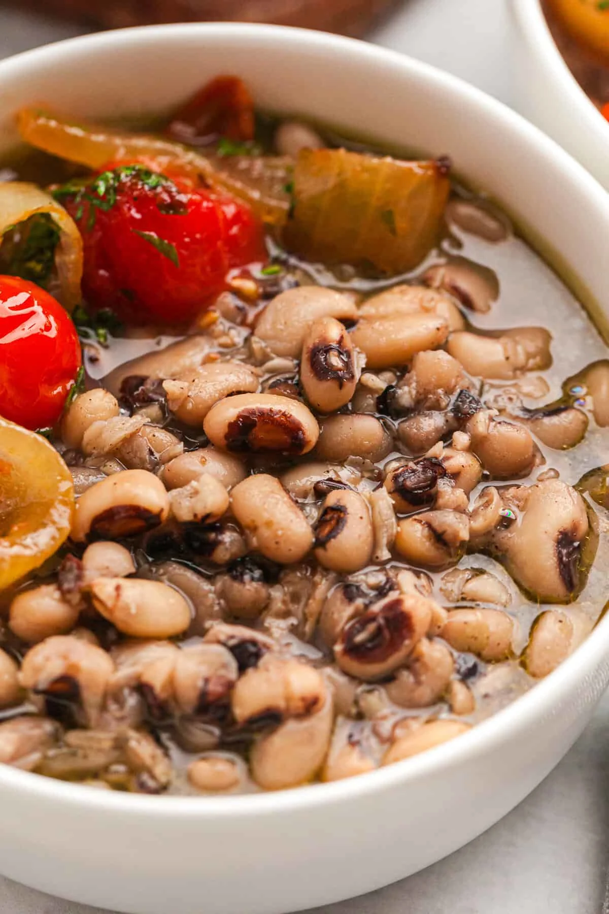 Brothy Black Eyed Peas Recipe