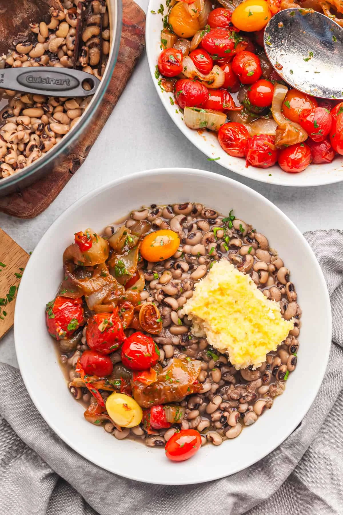 Brothy Black Eyed Peas Recipe