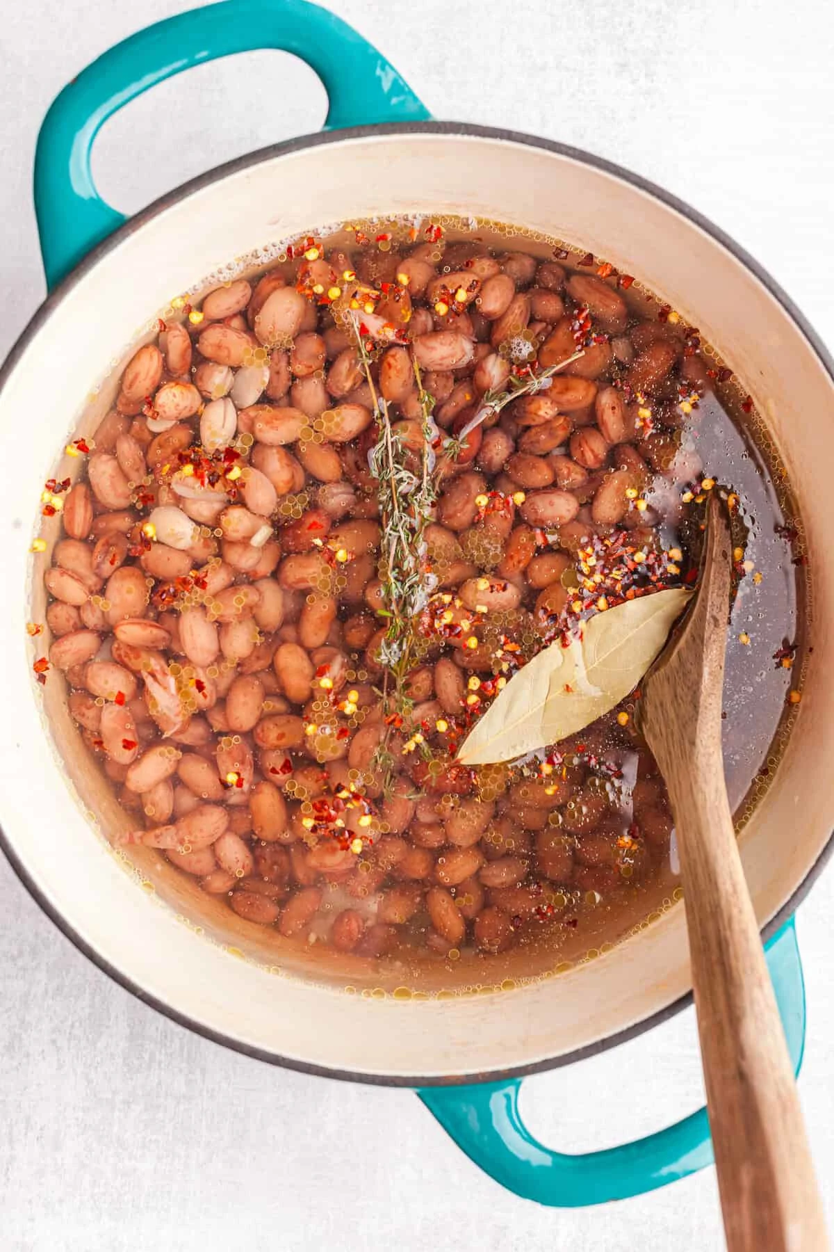 Cranberry Beans (Brothy Borlotti Bean Recipe)