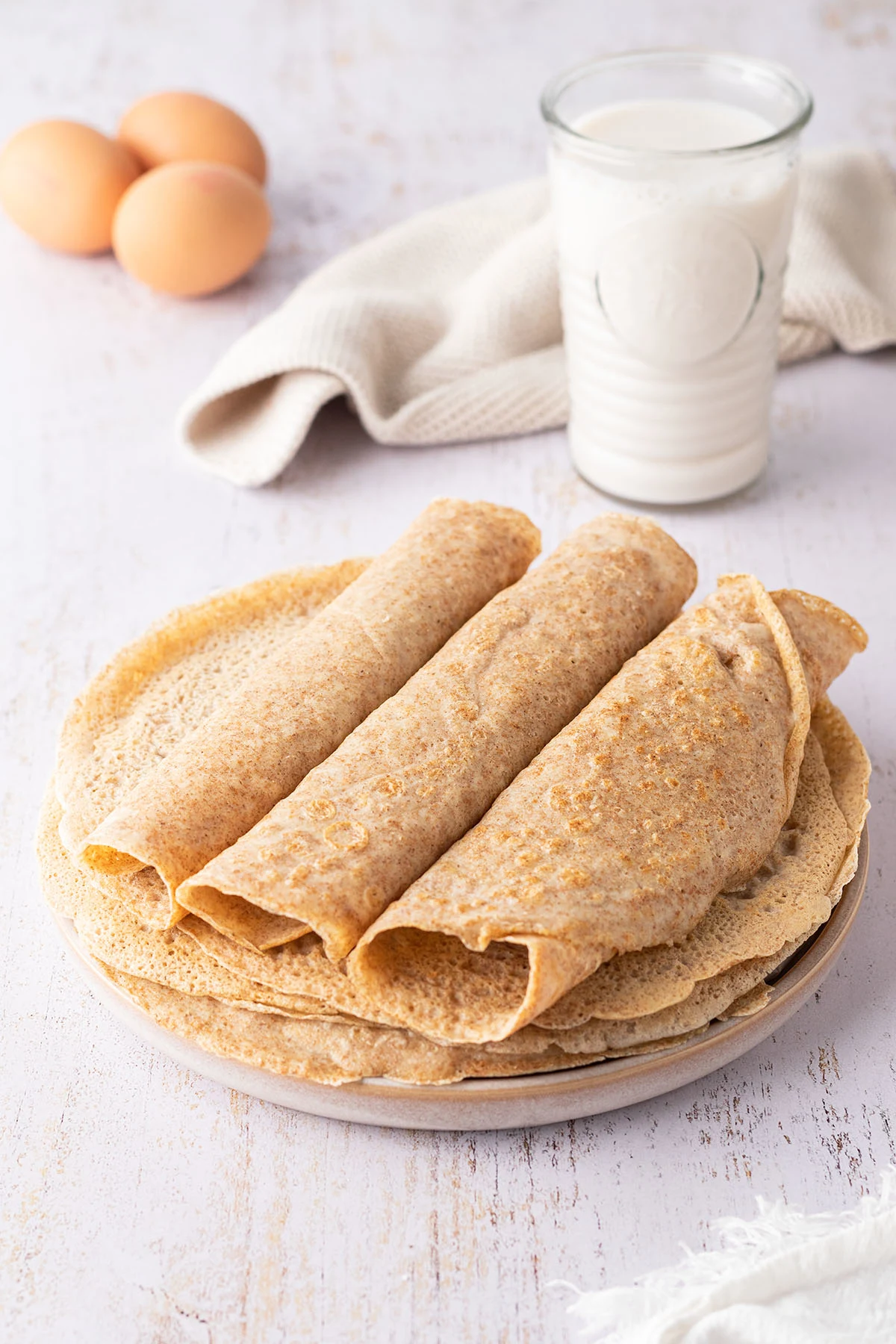 Healthy Whole-Grain Pancakes