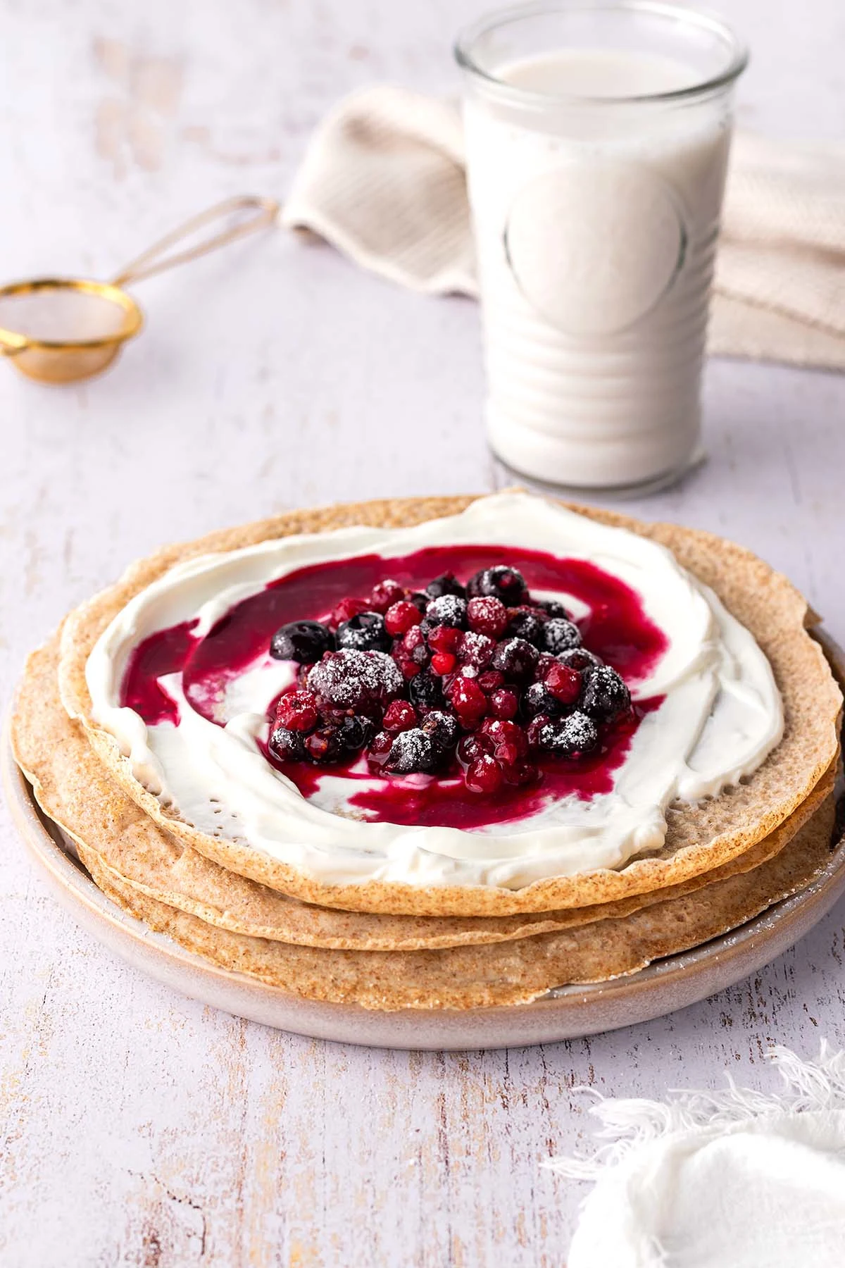 Healthy Whole-Grain Pancakes