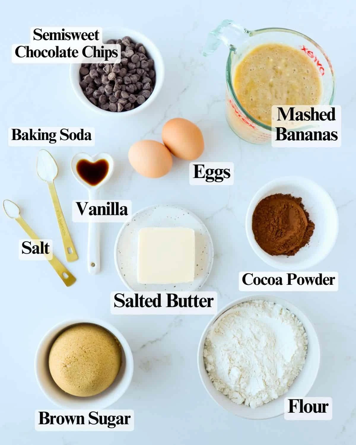 Double Chocolate Banana Muffins