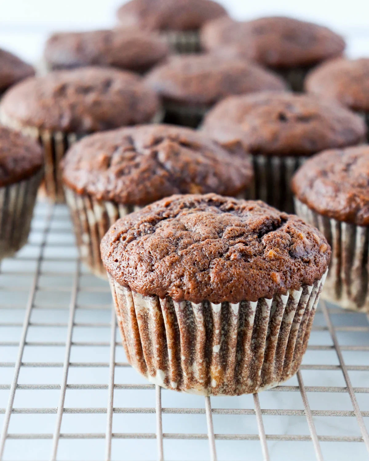 Double Chocolate Banana Muffins
