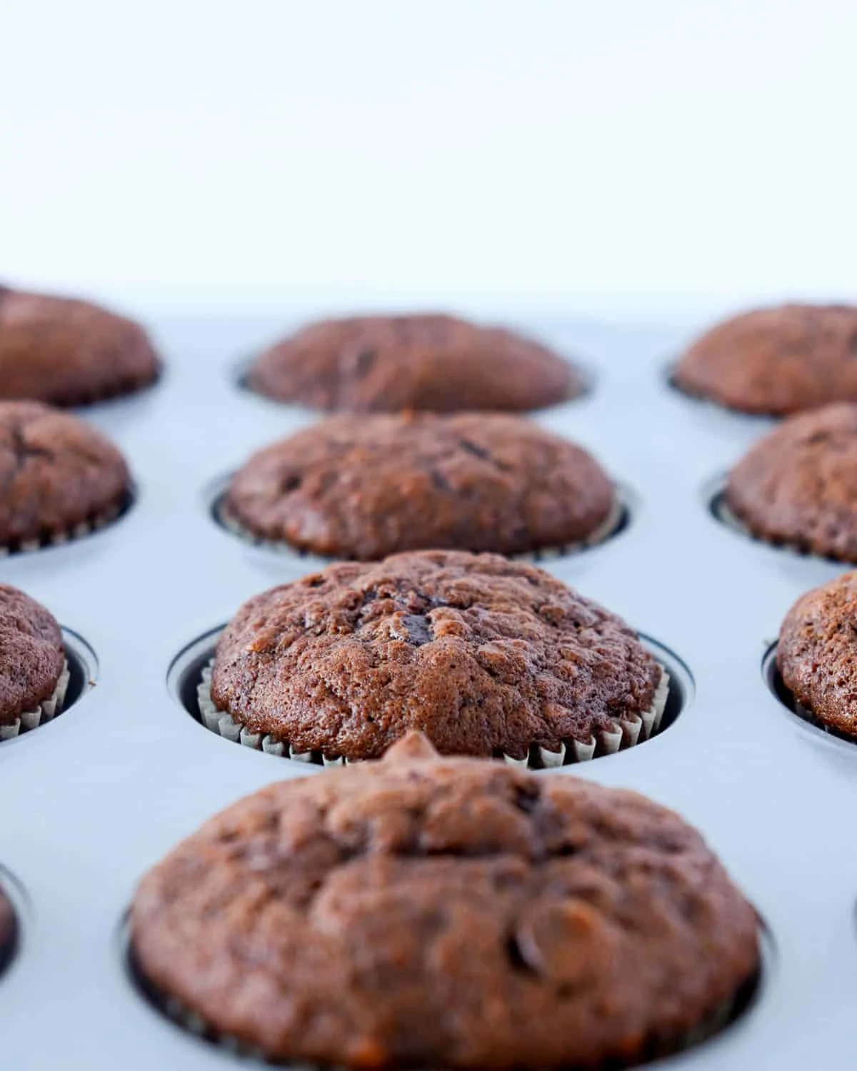 Double Chocolate Banana Muffins