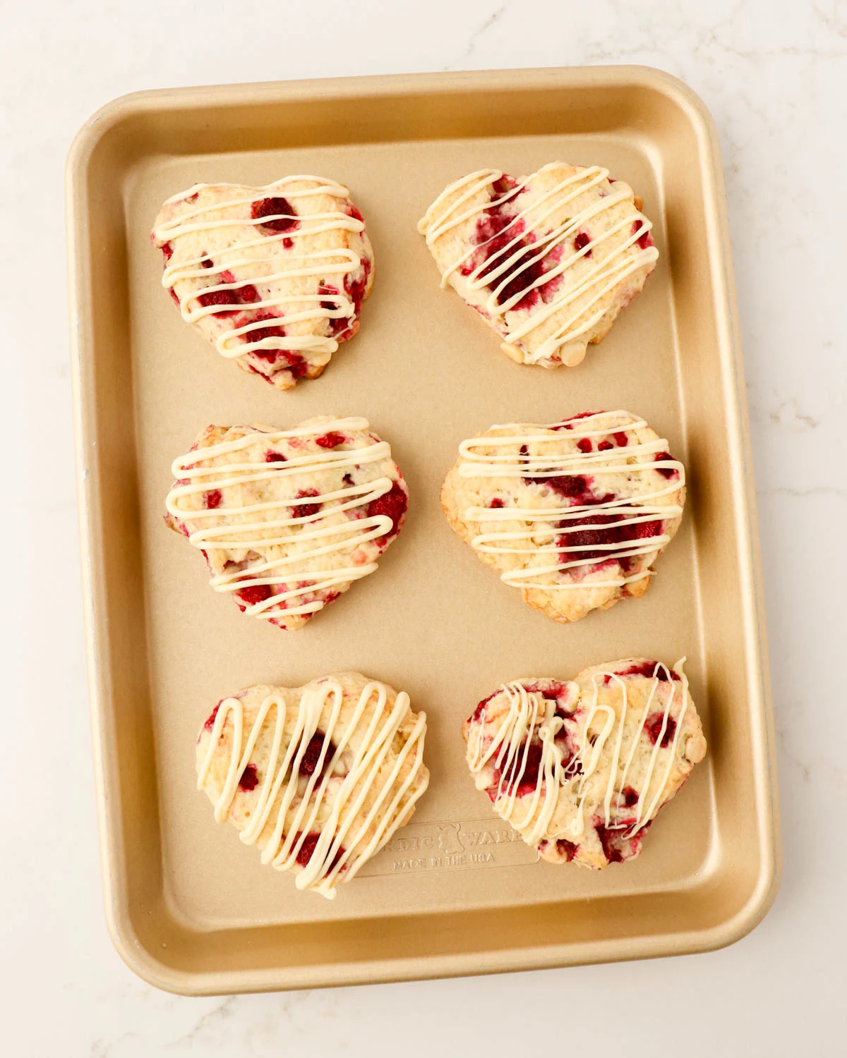 Raspberry White Chocolate Scones