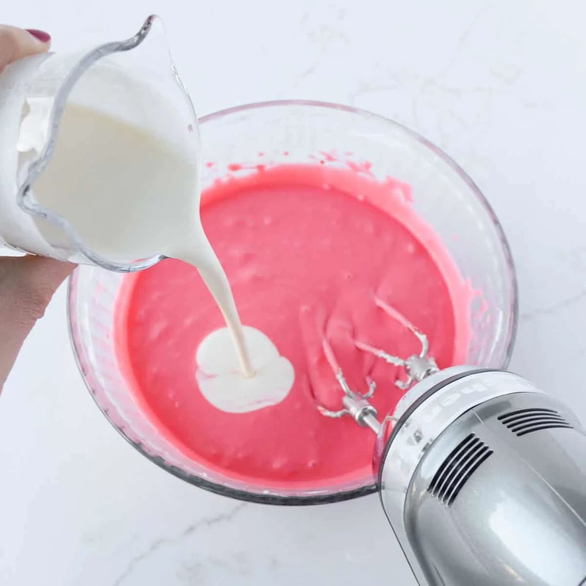 Raspberry Jello Cheesecake (no bake)