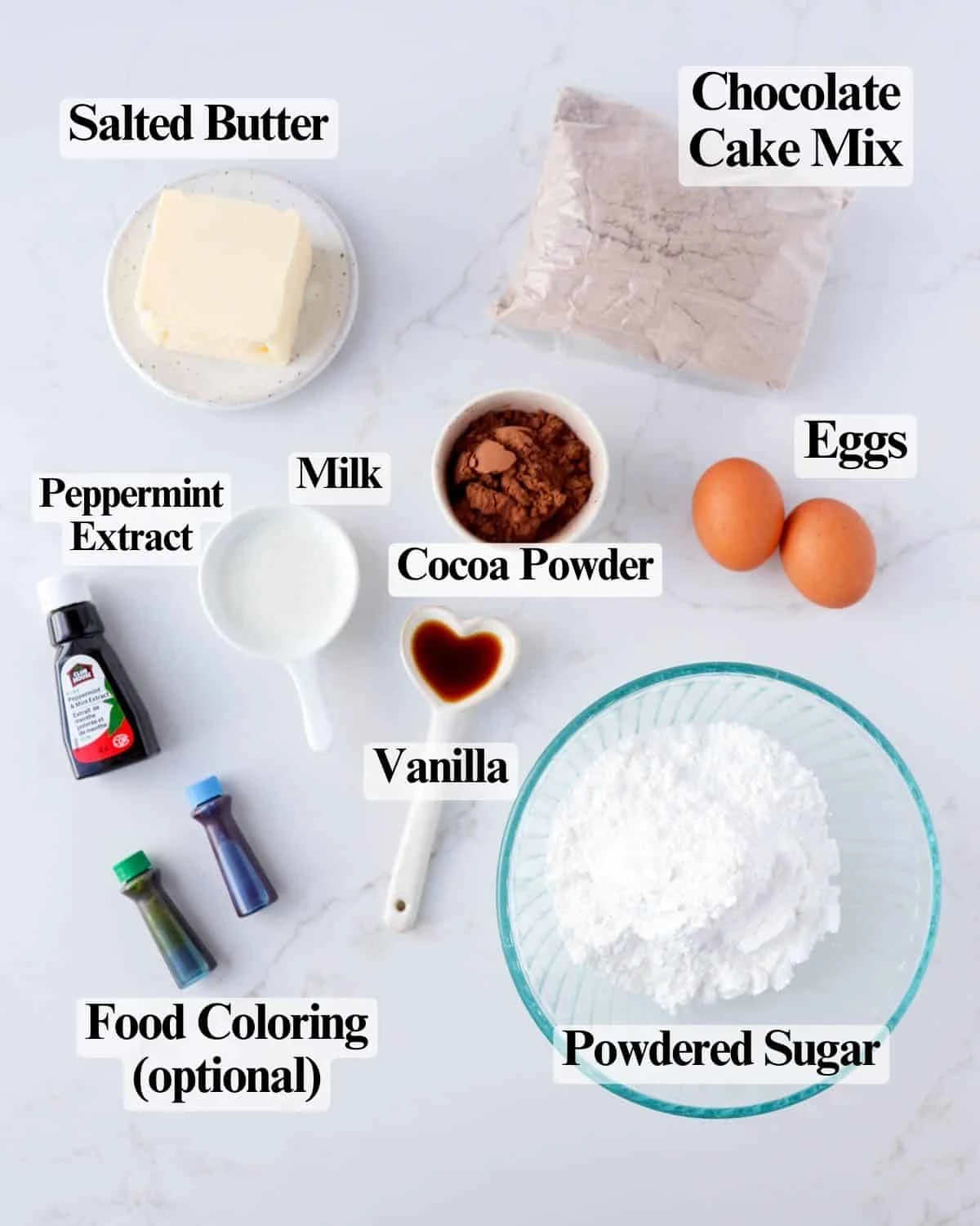 Mint Chocolate Sandwich Cookies